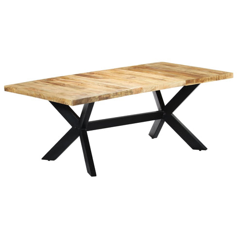 Rustika Rowe -  Dining Table 200x100x75 cm Solid Mango Wood